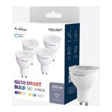 Yeelight W1 LED Akıllı Ampul GU10 (Renkli) 4'lü 1-10 W Güç Aralığı ile RGB Işık Rengi