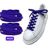 YeferStore 120 cm Yassı Spor Ayakkabı Bağcığı, Sneakers Bağcık, Yassı Ayakkabı Bağcığı 1 Çift - Mor