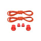 YeferStore Akıllı Bağcık, Pratik Lastikli Ayakkabı Bağcığı, Spor, Çocuk, Klasik Ve Bot Bağcığı, Turuncu 1 Çift