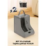 YEGGE 2 ADET Bot Ayakkabı Saklama Çantası - Ayakkabı Hurcu Bot ve Ayakkabı Düzenleyici Ayakkabı Organizer