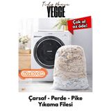 YEGGE Büyük Boy Lüks Dayanıklı 60x80 Perde Ve Çamaşır Yıkama Filesi