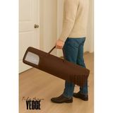 Yegge Kaliteli Halı Hurcu - 140Cm Yolluk Hurcu Pencereli, Taşıma Kulplu, Kalın Kumaşlı Halı Kilim Kılıf