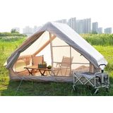 Yek Outdoor 6 Kişilik 4 Mevsim Pompalı ve Soba Çıkışlı Şişme Çadır 300X210X200CM - Krem