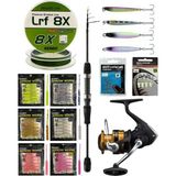 Yek Outdoor Arrow Worm Lrf Seti Okuma LRF-TELE-706UL 212CM 1-8 gr Lrf Kamışı&shimano Makina Fx 2500 Fc - Standart - Renkli
