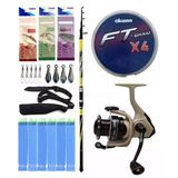 Yek Outdoor Hazır Surf Olta Seti Kendo Spigola Surf 420cm 100-200 gr Kamış&Okuma Outrax OR-6000SGA 1+1BB Olta Makinesi