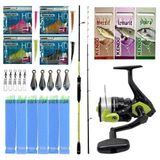 Yek Outdoor Hazır Tekne Oltası Seti Okuma Orata Squid Spin 180cm 100-200gr 2 Parça Tekne Kamışı&Okuma Fin Chaser X FNX-4