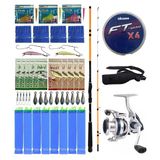 Yek Outdoor Hazır Tekne Oltası Seti Okuma Squider 210H 213cm Olta Kamışı&Okuma ARIA-6000a Olta Makinesi