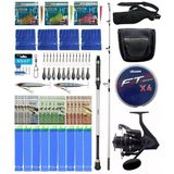 Yek Outdoor Hazır Tekne Oltası Seti Shimano Kamış Alivio Boat 1,50M 200G 1+1Pc&Okuma Wave Power Wp-6000A1 Olta Makinesi
