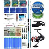 Yek Outdoor Hazır Tekne Oltası Seti Shimano Kamış Alivio Boat Quiver 2,10M 50-150G 2Pc&Shimano Sienna 4000 Fg Spin Makinesi