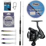 Yek Outdoor Lrf Jig Seti Okuma Wave Power 228 cm 2-12 gr Lrf Kamışı&okuma Acuador ACU-1000A 3+1bb Olta Makinesi