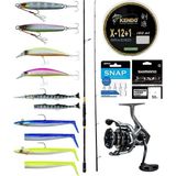 Yek Outdoor Pro Spin Olta Seti Okuma Ceymar Sw Bass 243CM Mh 14-42GR M-Fast Olta Kamışı & Okuma Safyre SF-4000A Olta Makinesi - Standart - Renkli