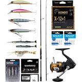 Yek Outdoor Pro Spin Olta Seti Okuma Ceymar Sw Bass 243CM Mh 14-42GR M-Fast Olta Kamışı & Shimano Makina Fx 4000 Fc - Standart - Renkli