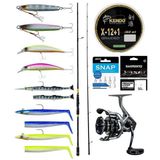 Yek Outdoor Pro Spin Olta Seti Okuma Ceymar SW Bass 274cm MH 14-42gr M-Fast Olta Kamışı & Okuma Safyre SF-4000A Olta Mak