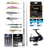 Yek Outdoor Pro Spin Olta Seti Okuma Ceymar SW Bass 274cm MH 14-42gr M-Fast Olta Kamışı & Shimano Makina Nexave 4000 FI