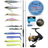 Yek Outdoor Pro Spin Olta Seti Okuma G-Control Spin 259CM Mh 15-56GR Fast Olta Kamışı & Shimano Makina Fx 4000 Fc - Standart - Renkli