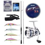 Yek Outdoor Pro Spin Olta Seti Okuma G-Control Spin 274cm MH 10-40gr Fast Olta Kamışı & Okuma ARIA-C4000a Olta Makinesi