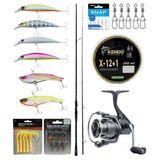 Yek Outdoor Pro Spin Seti Kendo K10 Long Casting 2.70Cm 90Xh 15-60Gr Olta Kamışı&Savage Gear Fazor 4000 Olta Makinesi