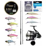 Yek Outdoor Pro Spin Seti Kendo K10 Long Casting 2.70Cm 90Xh 15-60Gr Olta Kamışı&Savage Gear Sgs8 4000 Fd 8+1Bb Olta Makinesi