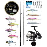 Yek Outdoor Pro Spin Seti Okuma Hakai Super Light Spin 8'0'' 243Cm 7-28Gr 2 Parça Olta Kamışı-Savage Gear Sgs8 4000 Fd 8+1Bb Olta Makinesi