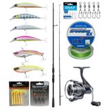 Yek Outdoor Pro Spin Seti Okuma Psycho Stick Game 274Cm Ex-Fast 15-40Gr 2 Parça Olta Kamışı&Savage Gear Fazor 4000 Olta Makinesi