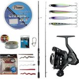 Yek Outdoor Profesyonel Lrf Seti Okuma Epixor Lrf Ultra Light Game Spin 213CM 1-8gr Olta Kamışı&okuma Acuador ACU-1000A 3+1bb Olta Makinesi - Standart - Renkli
