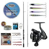 Yek Outdoor Profesyonel LRF Seti Okuma Epixor LRF Ultra Light Game Spin 213cm 1-8gr Olta Kamışı&Okuma Acuador ACU-1000A