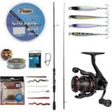 Yek Outdoor Profesyonel Lrf Seti Okuma Epixor Lrf Ultra Light Game Spin 213CM 1-8gr Olta Kamışı&okuma Ceymar CHD-1000A 7+1bb Olta Makinesi - Standart - Renkli