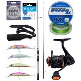Yek Outdoor Spin Olta Seti Okuma Psycho Stick Game 243CM Ex-Fast 15-40GR 2 Parça Olta Kamışı&savage Gear Orange Ltd 4000 Fd 8+1bb Olta Makinesi - Standart - Renkli
