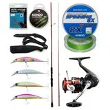 Yek Outdoor Spin Olta Seti Okuma Red Spin 243 Cm 7-28 Gr 2 Parça&Shimano Makina Sienna C3000 Fg