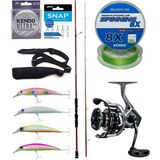 Yek Outdoor Spin Olta Seti Okuma Red Spin 279 cm 10-40 gr 2 Parça&okuma Safyre 4000A Olta Makinesi - Standart - Renkli