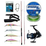 Yek Outdoor Spin Olta Seti Okuma Red Spin 279 Cm 10-40 Gr 2 Parça&Shimano Makina Nexave 4000 Fı