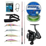Yek Outdoor Spin Olta Seti Okuma Red Spin 279 cm 10-40 gr Spin Kamışı&Okuma Acuador ACU-4000A Olta Makinesi
