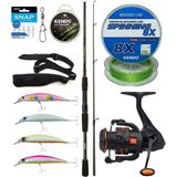Yek Outdoor Spin Olta Seti Okuma Wave Power 2.44 cm 15-40 gr 2 Parça Spin Kamışı&savage Gear Orange Ltd 3000 Fd Olta Makinesi - Standart - Renkli