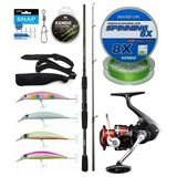 Yek Outdoor Spin Olta Seti Okuma Wave Power 2.44 Cm 15-40 Gr 2 Parça Spin Kamışı&Shimano Sienna 3000 Fg Spin Makinesi