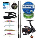 Yek Outdoor Spin Olta Seti Okuma Wave Power 2,74 cm 7-30 gr 2 Parça Spin Kamışı&Savage Gear Orange LTD 3000 FD Olta Makinesi