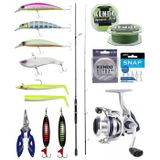 Yek Outdoor Spin Olta Seti Okuma Wave Up Spin 259Cm 10-35Gr 2 Parça Olta Kamışı&Okuma Arıa-3000A Olta Makinesi