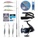 Yek Outdoor Spin Olta Seti Okuma Wave Up Spin 259Cm 10-35Gr 2 Parça Olta Kamışı&Shimano Makina Nexave 4000 Fı