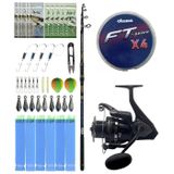 Yek Outdoor Surf Olta Seti Kendo Spider Surf 3.90M 50-150Gr Olta Kamışı&Okuma Wave Power Wp-6000A1 Olta Makinesi