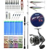 Yek Outdoor Tekne Olta Seti Shimano Kamış Alivio Boat 1,50M 200G 1+1pc&okuma Tomcat 8000 6+1bb Olta Makinesi - Standart - Renkli