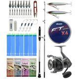 Yek Outdoor Tekne Olta Seti Shimano Kamış Alivio Boat 1,50M 200G 1+1Pc&Okuma Tomcat 8000 6+1Bb Olta Makinesi