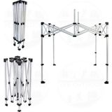Yek Outdoor Teleskopik 3x2 M Bagaj Boy Otomatik Gazebo Iskeleti | Çardak Iskeleti - Çok Renkli