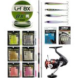 Yek Outdoor Yekoutdoor Arrow Worm Lrf Seti Shimano Kamış Sienna Spinning Sensitive 1,91M 1-10G 2pc&shimano Sienna 1000 Fg Lrf Makinesi - Standart - Renkli
