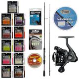 Yek Outdoor YekOutdoor FireWorm LRF Seti Okuma Epixor LRF Ultra Light Game Spin 213cm 1-8gr 2 Parça Olta Kamışı&Okuma Acuador ACU-10