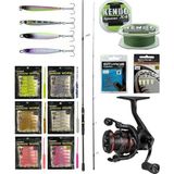 Yek Outdoor Yekoutdoor Fireworm Lrf Seti Okuma Wave Up Spin 180CM 3-14GR 2 Parça Olta Kamışı&okuma Ceymar Hd CHD-1000A Olta Makinesi - Standart - Renkli