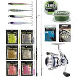 Yek Outdoor Yekoutdoor Fireworm Lrf Seti Okuma Wave Up Spin 229CM 3-14GR 2 Parça Olta Kamışı&okuma ARIA-1000A Olta Makinesi - Standart - Renkli