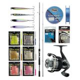 Yek Outdoor YekOutdoor FireWorm LRF Seti Shimano Kamış FX XT Spinning Moderate Fast 1,80m 3-14g 2pc&Okuma Revenger RV-25 FD Olta Mak