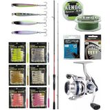 Yek Outdoor Yekoutdoor Fireworm Lrf Seti Shimano Kamış Sienna Spinning Sensitive 2,11M 0,5-7g 2pc &okuma ARIA-1000A Olta Makinesi - Standart - Renkli
