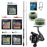 Yek Outdoor Yekoutdoor Hookworm Lrf Seti Okuma Epixor Ultra Light Game 213CM 1-8gr Olta Kamışı&okuma Acuador ACU-1000A 3+1bb Olta Makinesi - Standart - Renkli