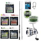 Yek Outdoor YekOutdoor HookWorm LRF Seti Okuma Epixor Ultra Light Game 213cm 1-8gr Olta Kamışı&Okuma ARIA-1000a 1BB Olta Makinesi
