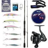 Yek Outdoor Yekoutdoor Okuma Spin Olta Seti Okuma Wave Power 2,74 cm 7-30 gr 2 Parça Spin Kamışı&okuma Acuador ACU-3000A 3+1bb Olta Makinesi - Standart - Renkli